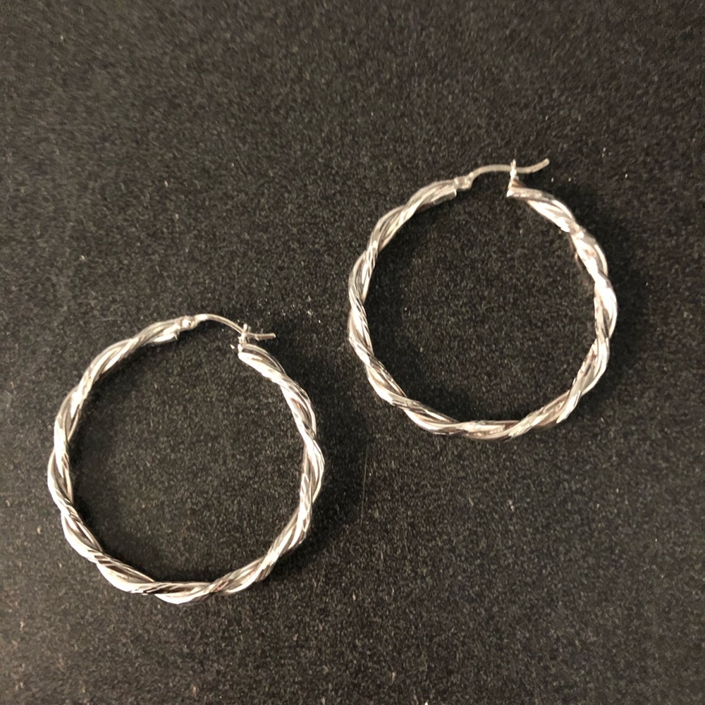 Sterling Silver hoop earrings